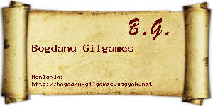Bogdanu Gilgames névjegykártya